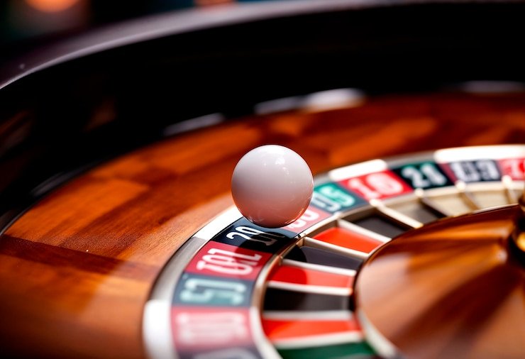 Treasures Aztec game grid showing five reels with Aztec-themed symbols and temple background